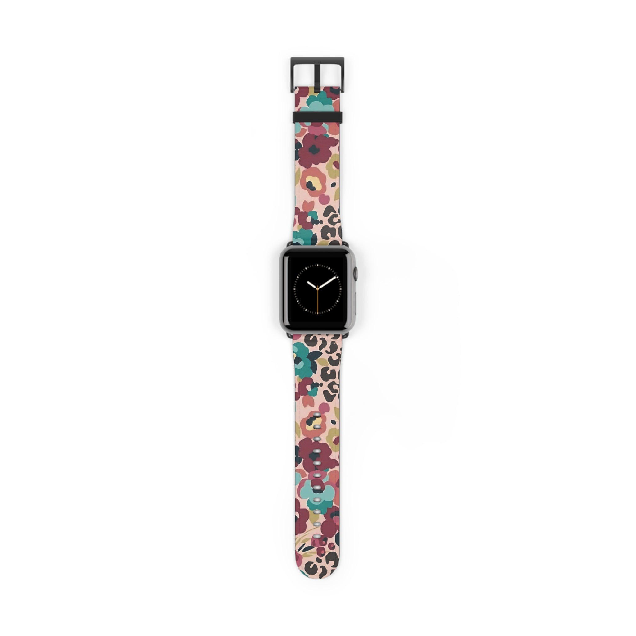 Leopard Floral Apple Watch Band