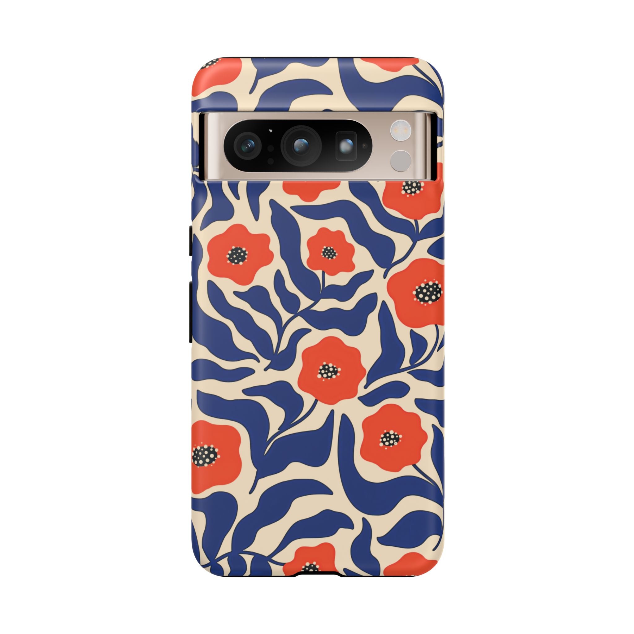Indigo Poppy Phone Case