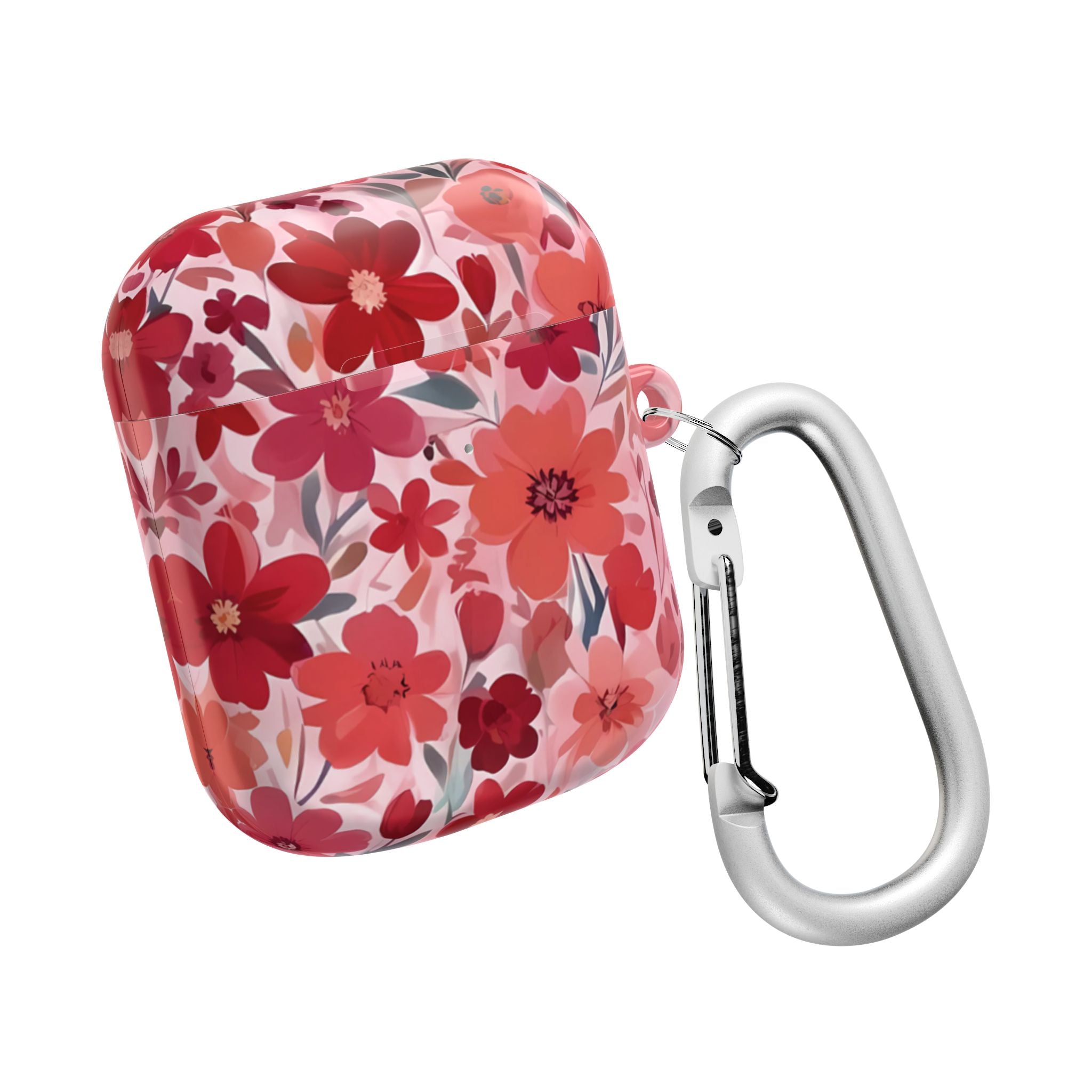 Think Pink Floral AirPods Case