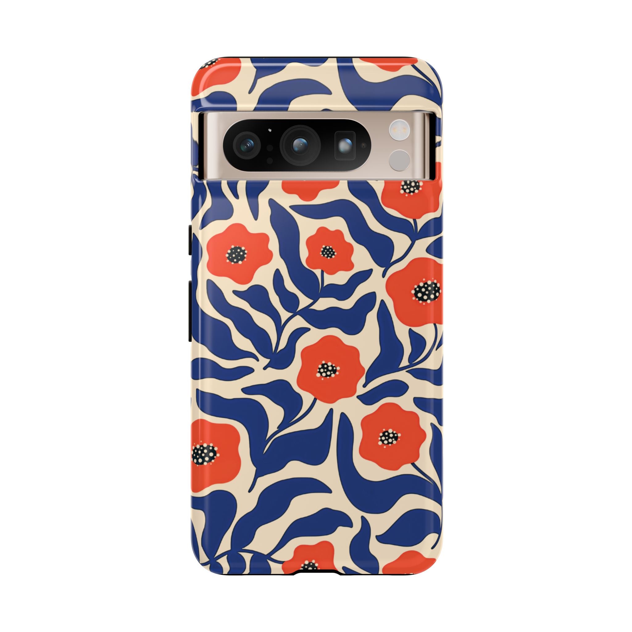 Indigo Poppy Phone Case