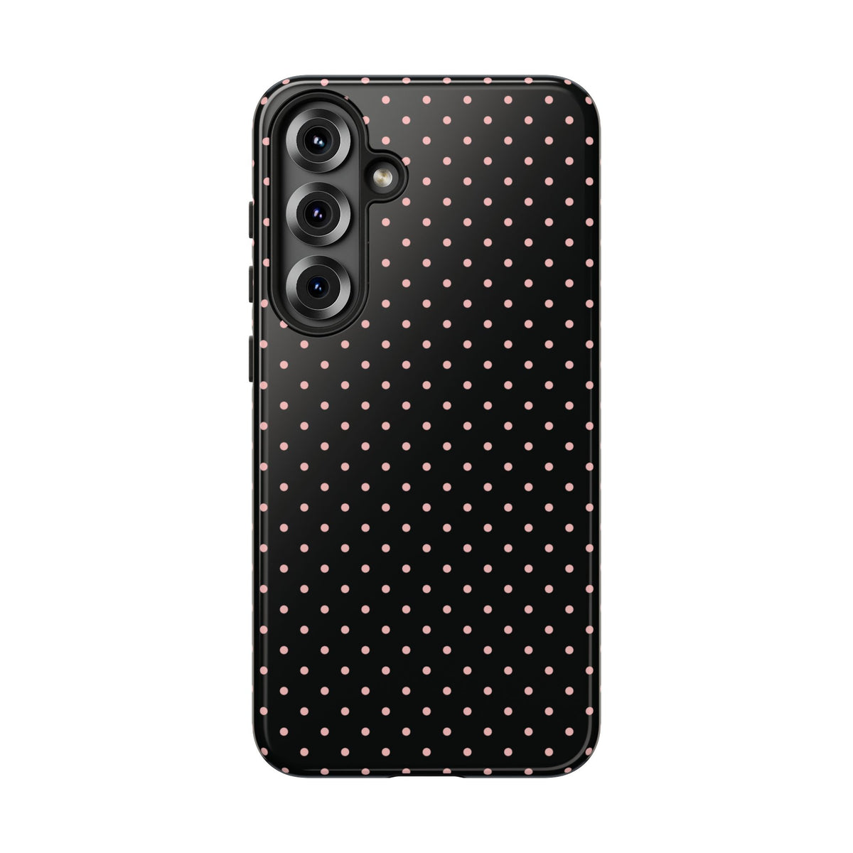 Polka Flirt | Pink & Black Polka Dot Galaxy Case