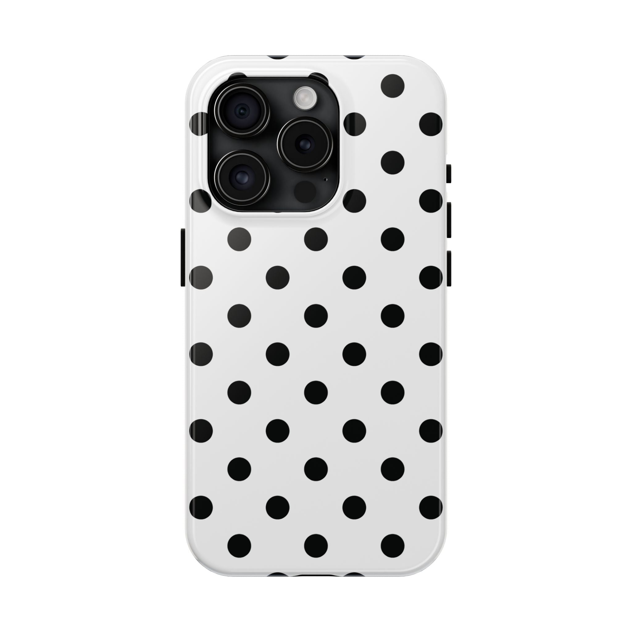Polka Dots White iPhone Case