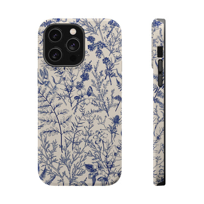 Botanical | Blue Floral MagSafe Case