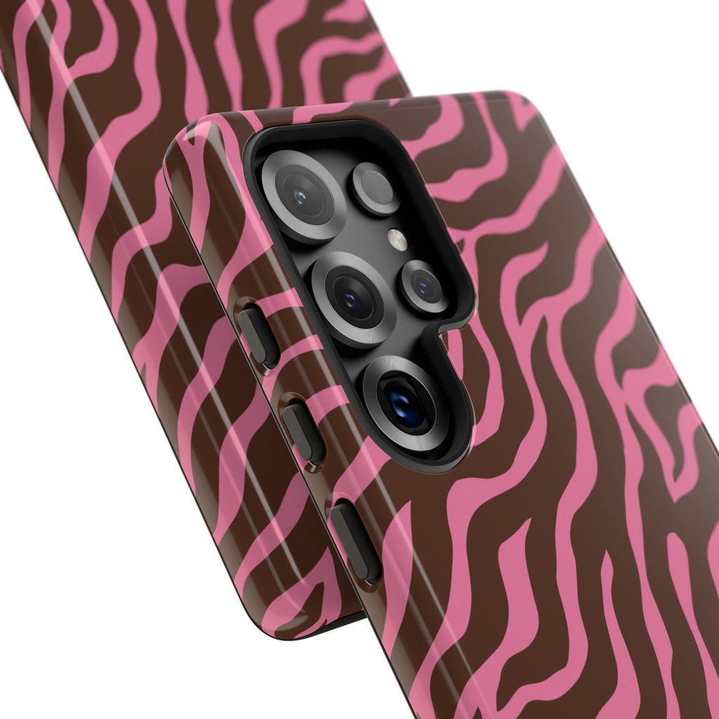 Pink Instinct | Zebra Print Galaxy Case