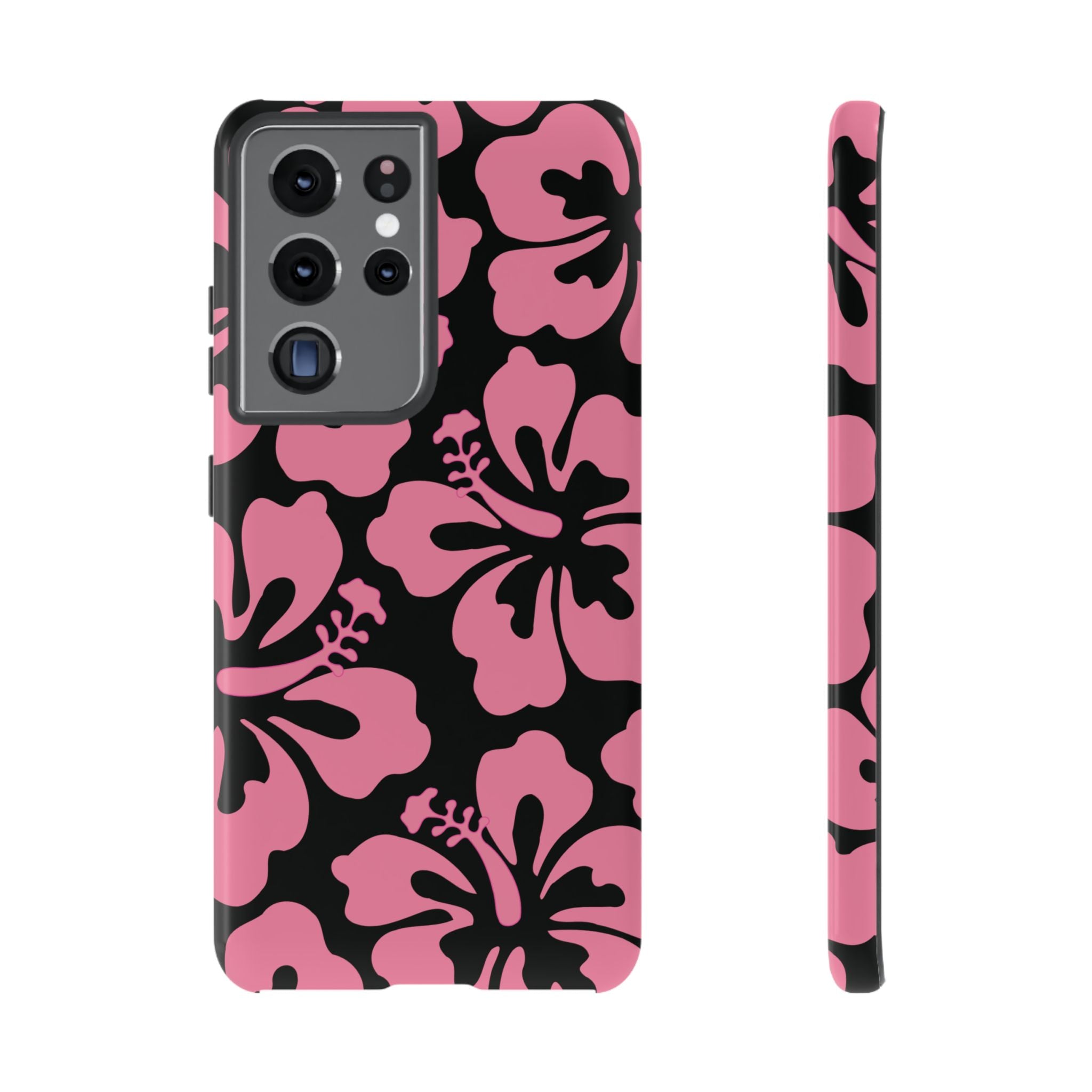 Maui Pink Hibiscus Galaxy Case
