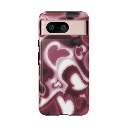 Dreamy Hearts | Retro Pixel Case