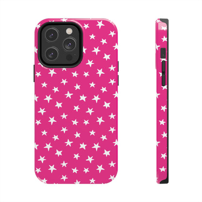 Starstruck | Hot Pink Starry iPhone Case