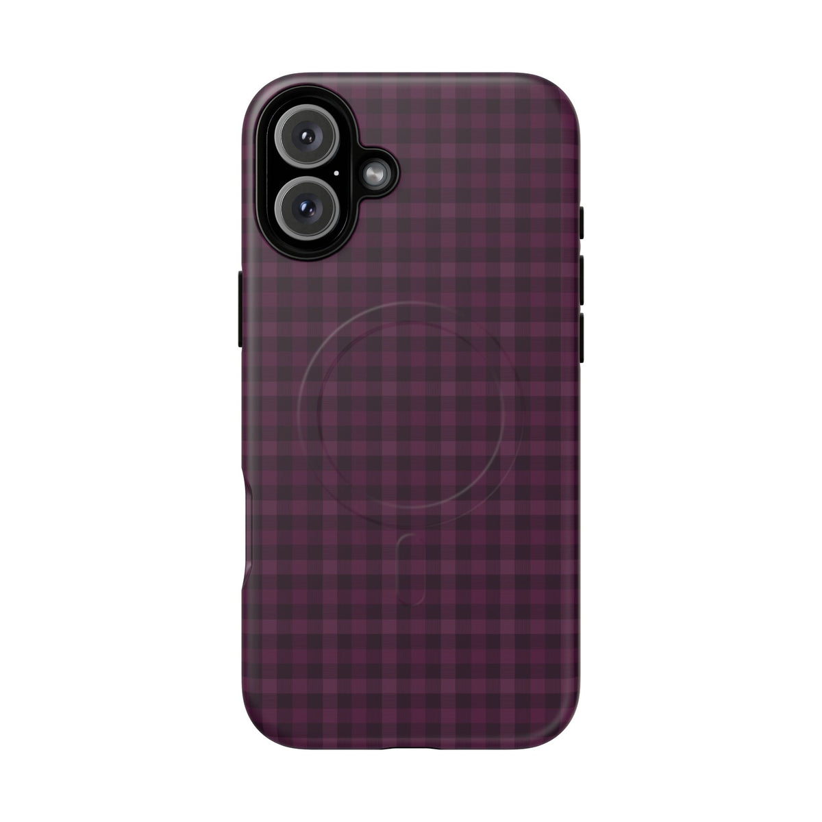Plum Crush | Purple Plaid MagSafe Case