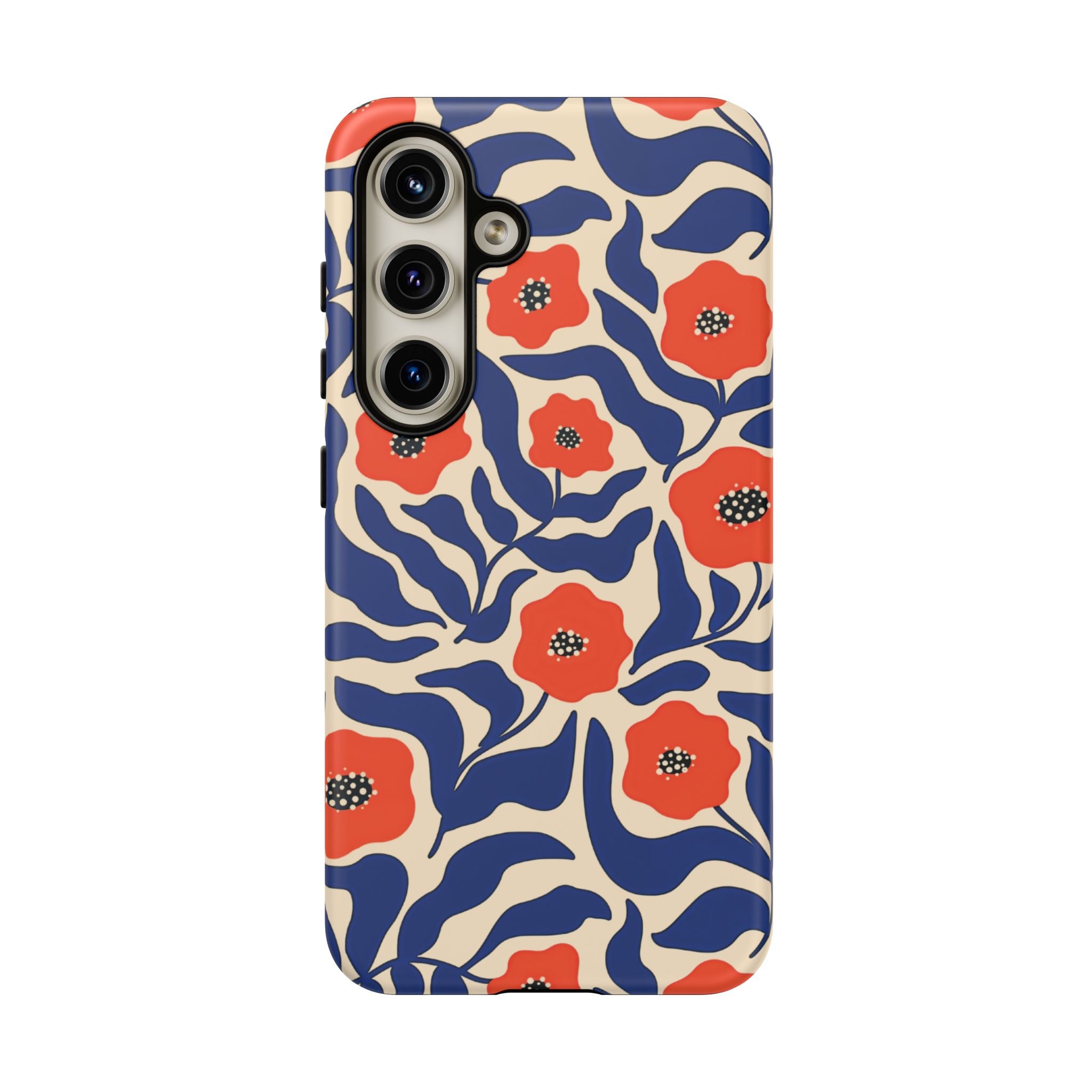 Indigo Poppy Phone Case
