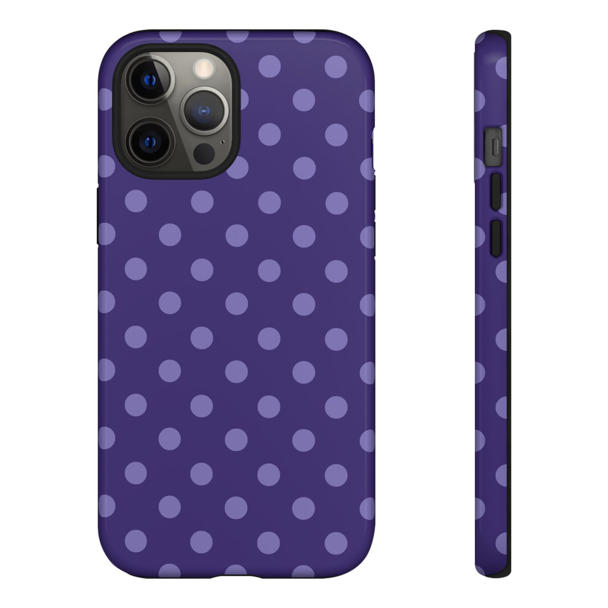 Plum Pop | Polka Dot iPhone Case