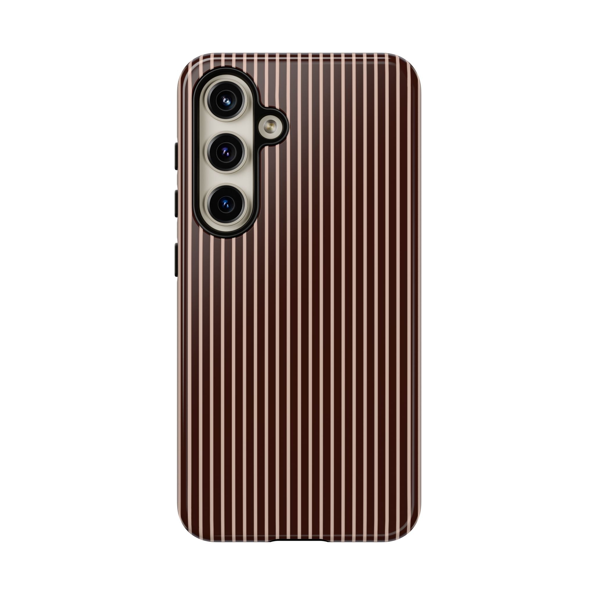 Cocoa Stripe Phone Case