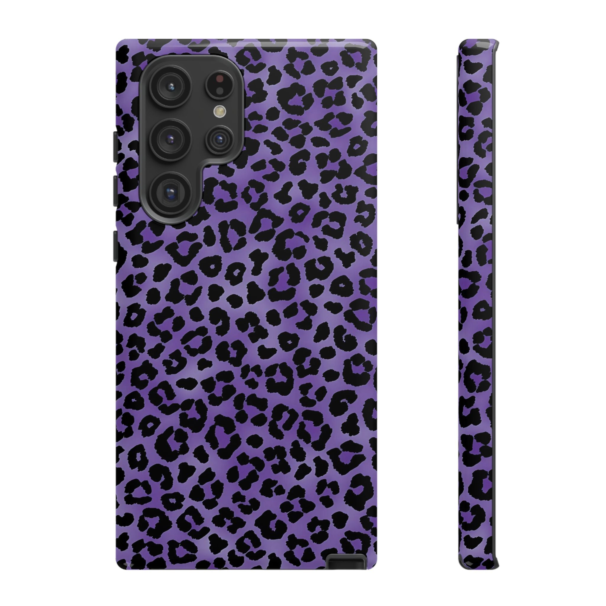 On the Prowl Purple Leopard Galaxy Case