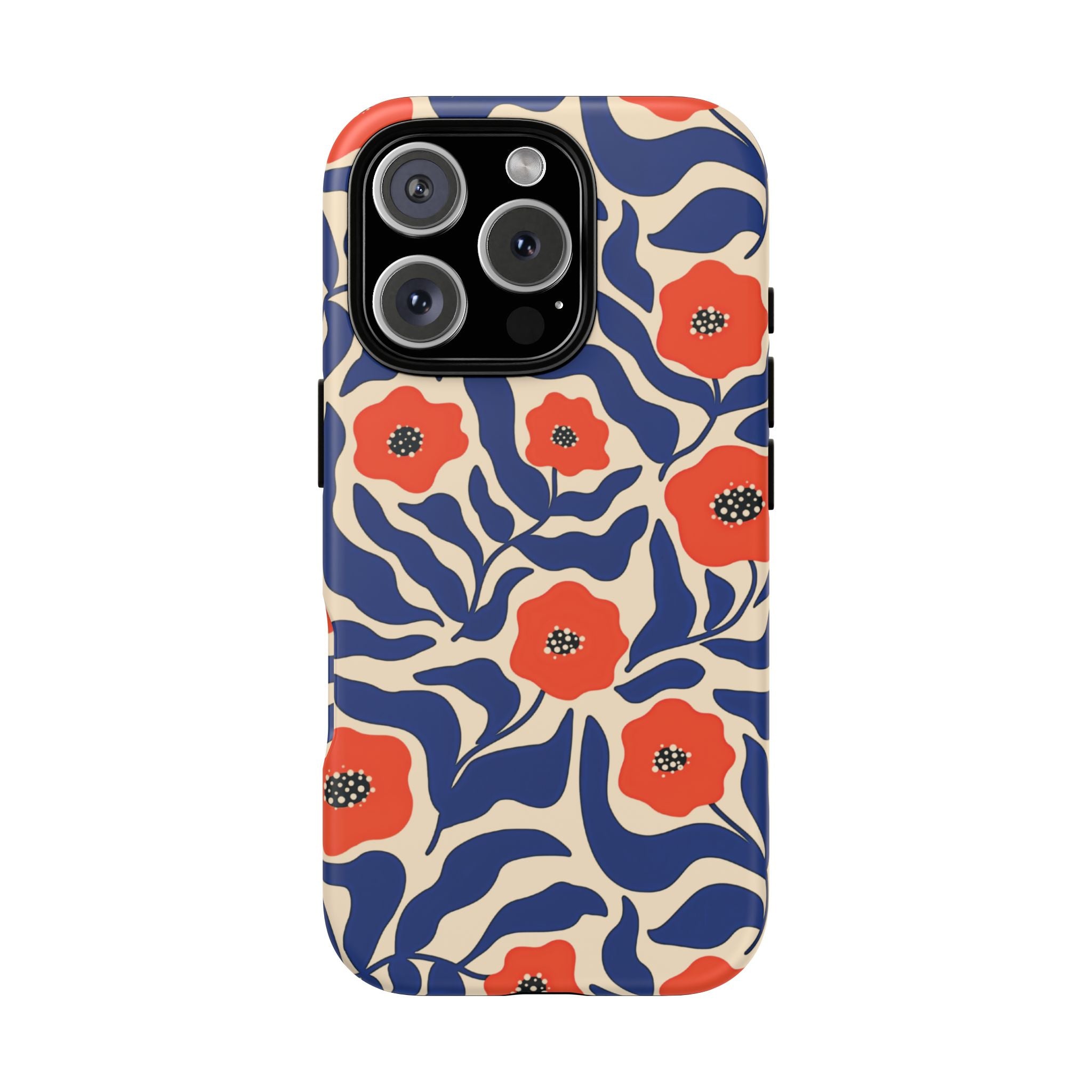 Indigo Poppy Phone Case