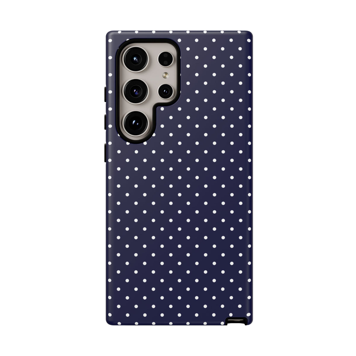 Dotty Chic | Navy Blue Polka Dot Galaxy Case
