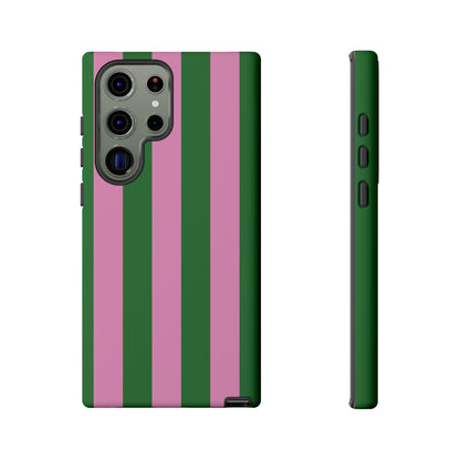 Retro Stripe | Pink & Green Y2K Case