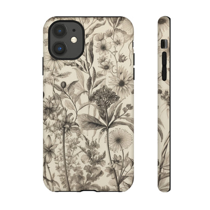 Vintage Wildflowers | Neutral Floral Case