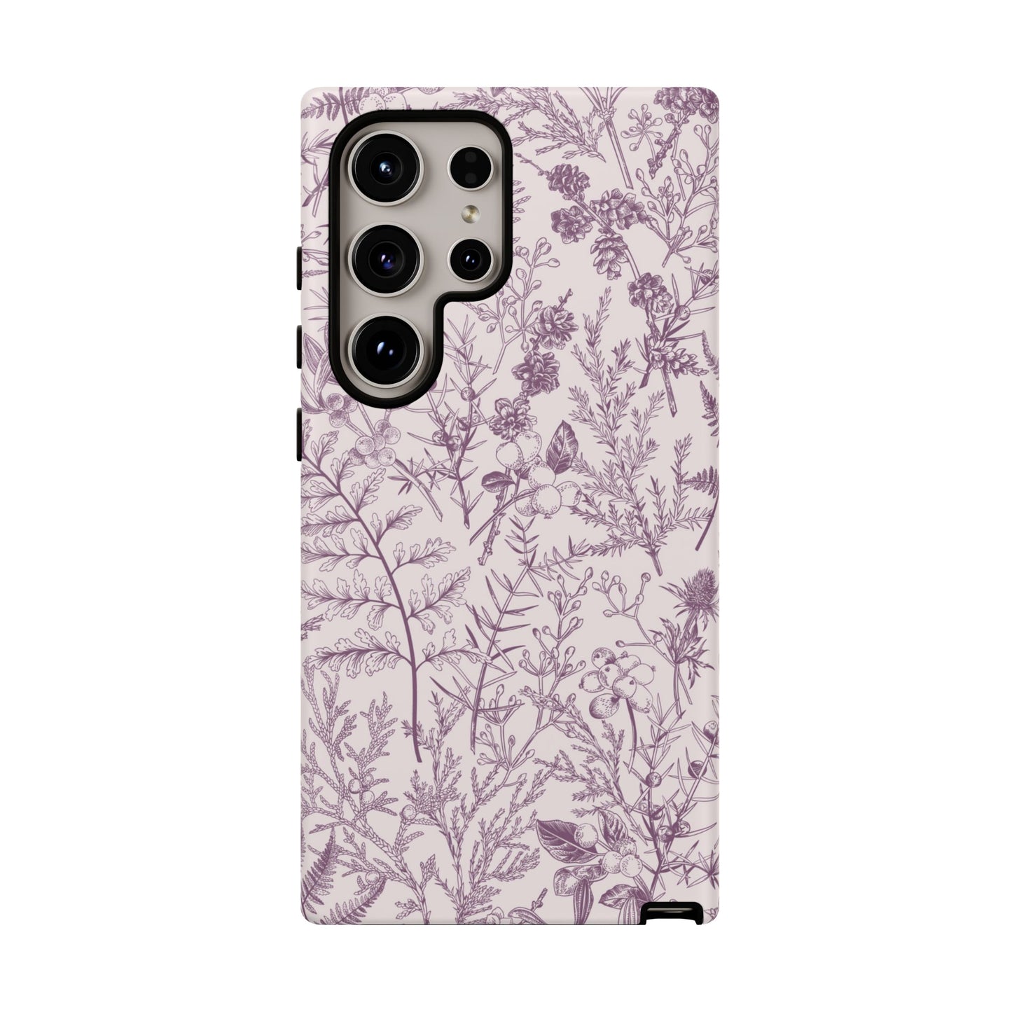 Plum Botanical Garden | Purple Floral Case