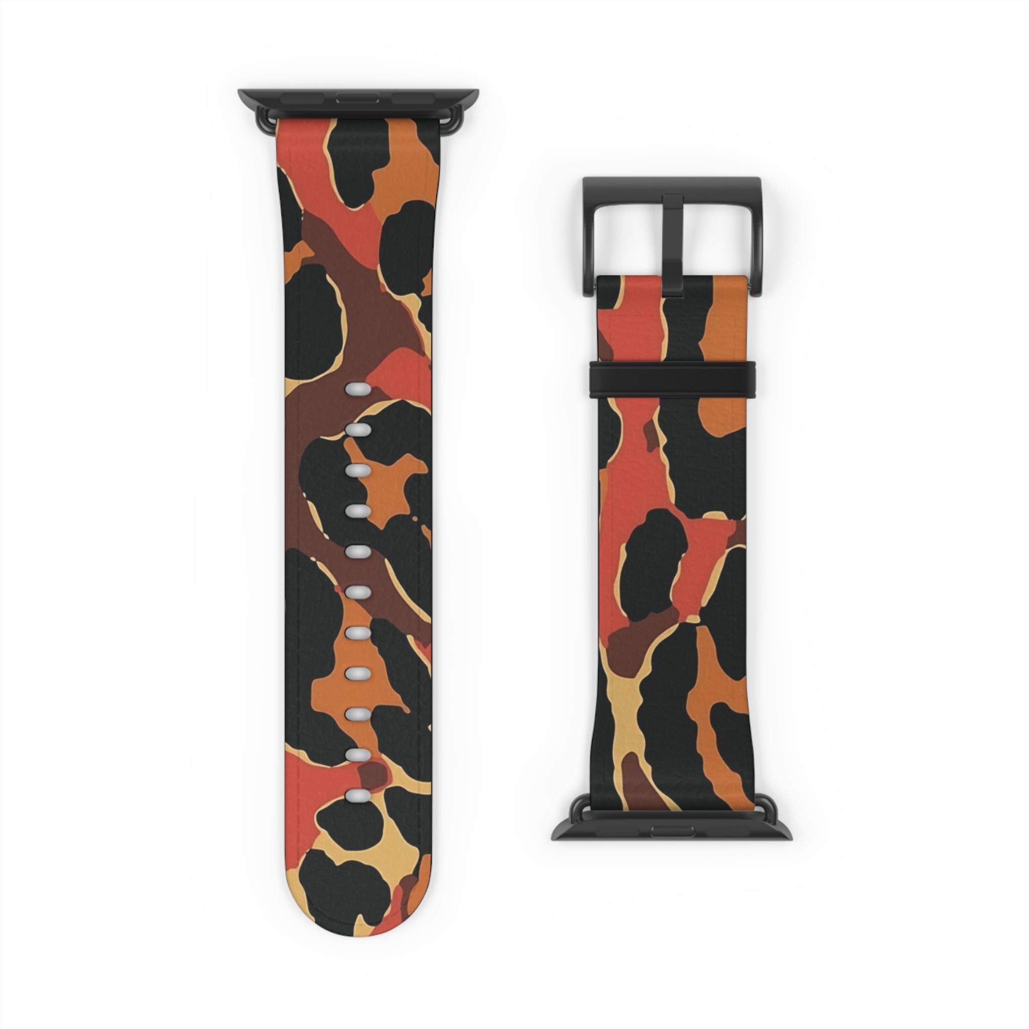 Abstract Leopard Apple Watch Band