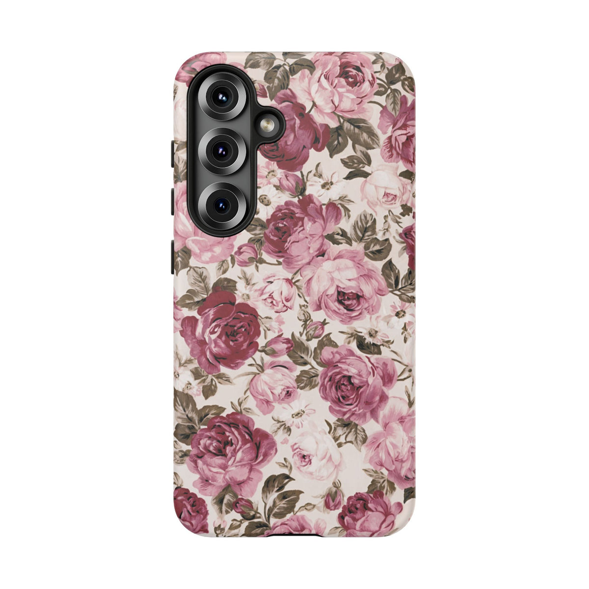 Love Story | Vintage Pink Rose Floral Galaxy Case
