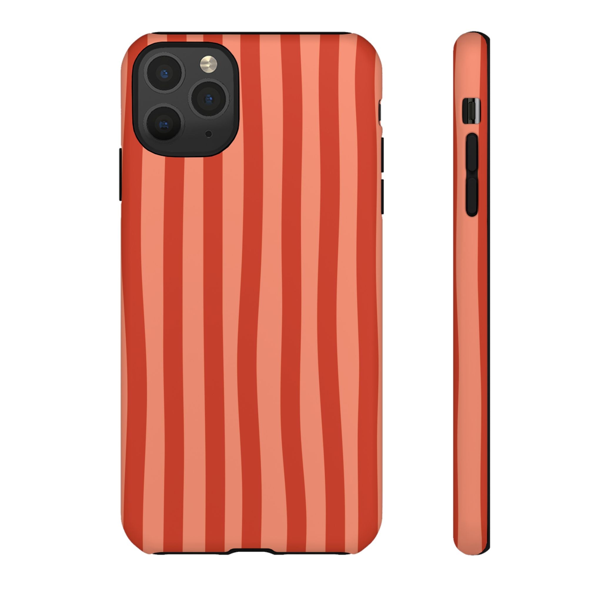 Orange Crush | Wavy Stripe iPhone Case