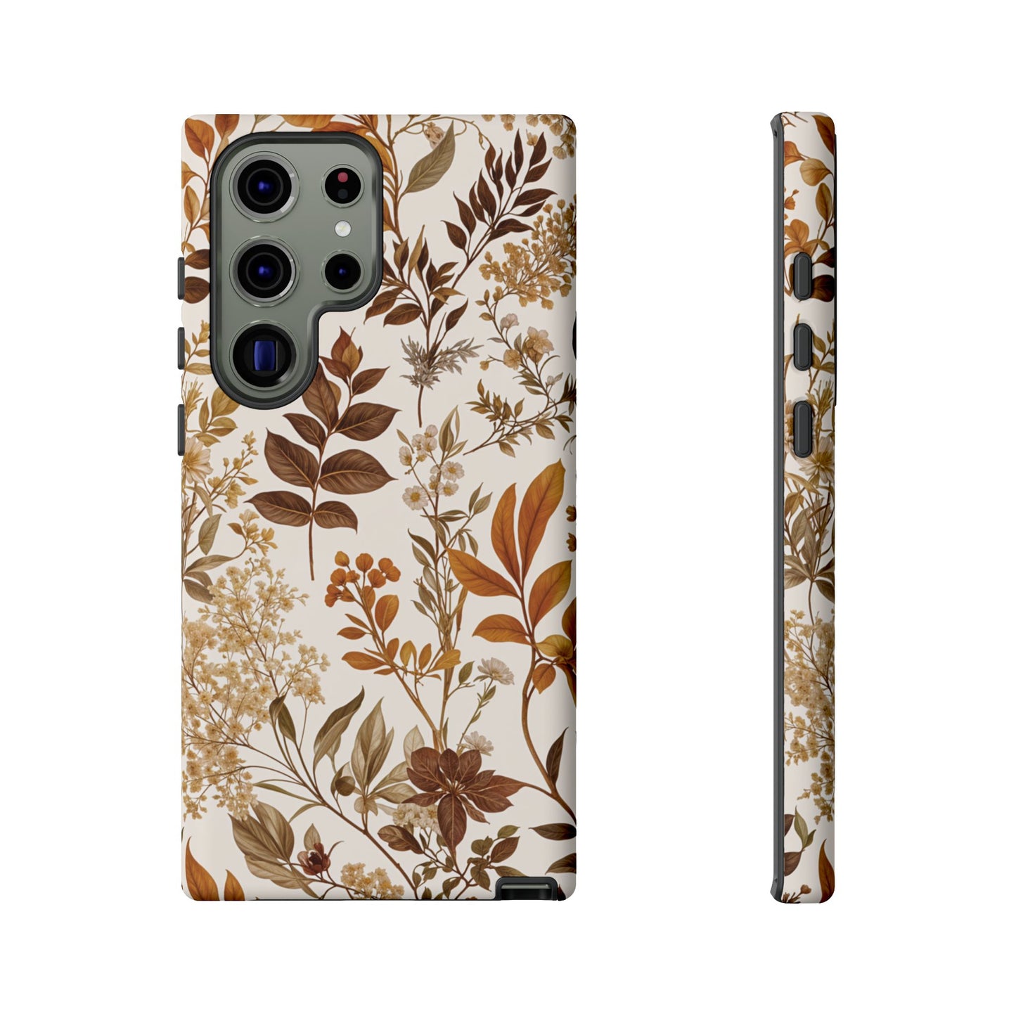 Autumn Botanical | Brown Floral Case