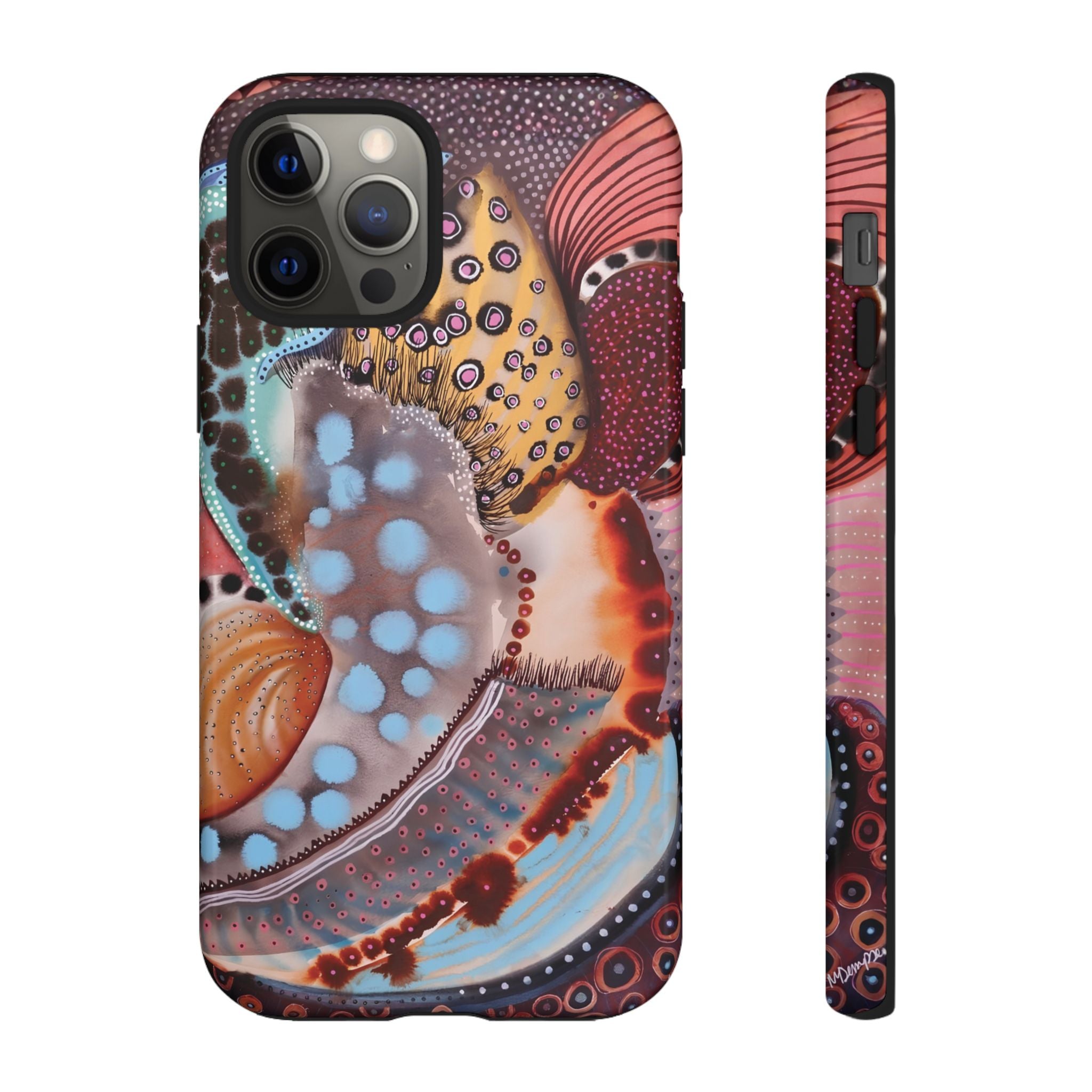 Ocean Echo | Abstract Sea Life iPhone Case