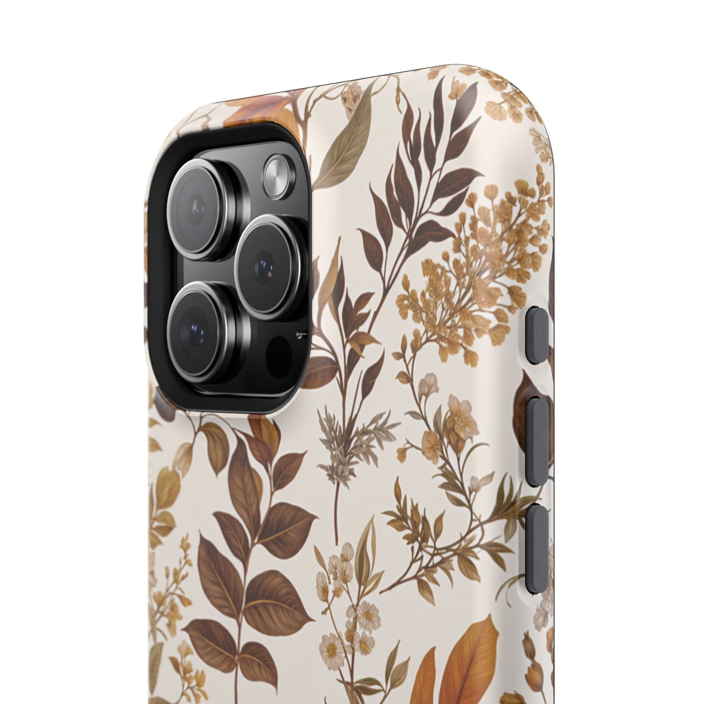 Autumn Botanical | Brown Floral MagSafe Case