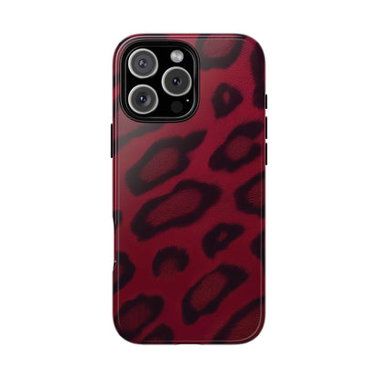 Scarlet | Red Animal Print Case