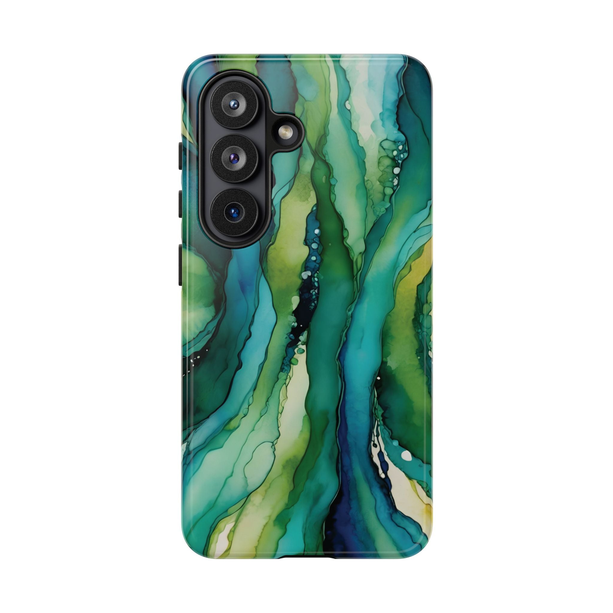 Emerald Current | Abstract Galaxy Case