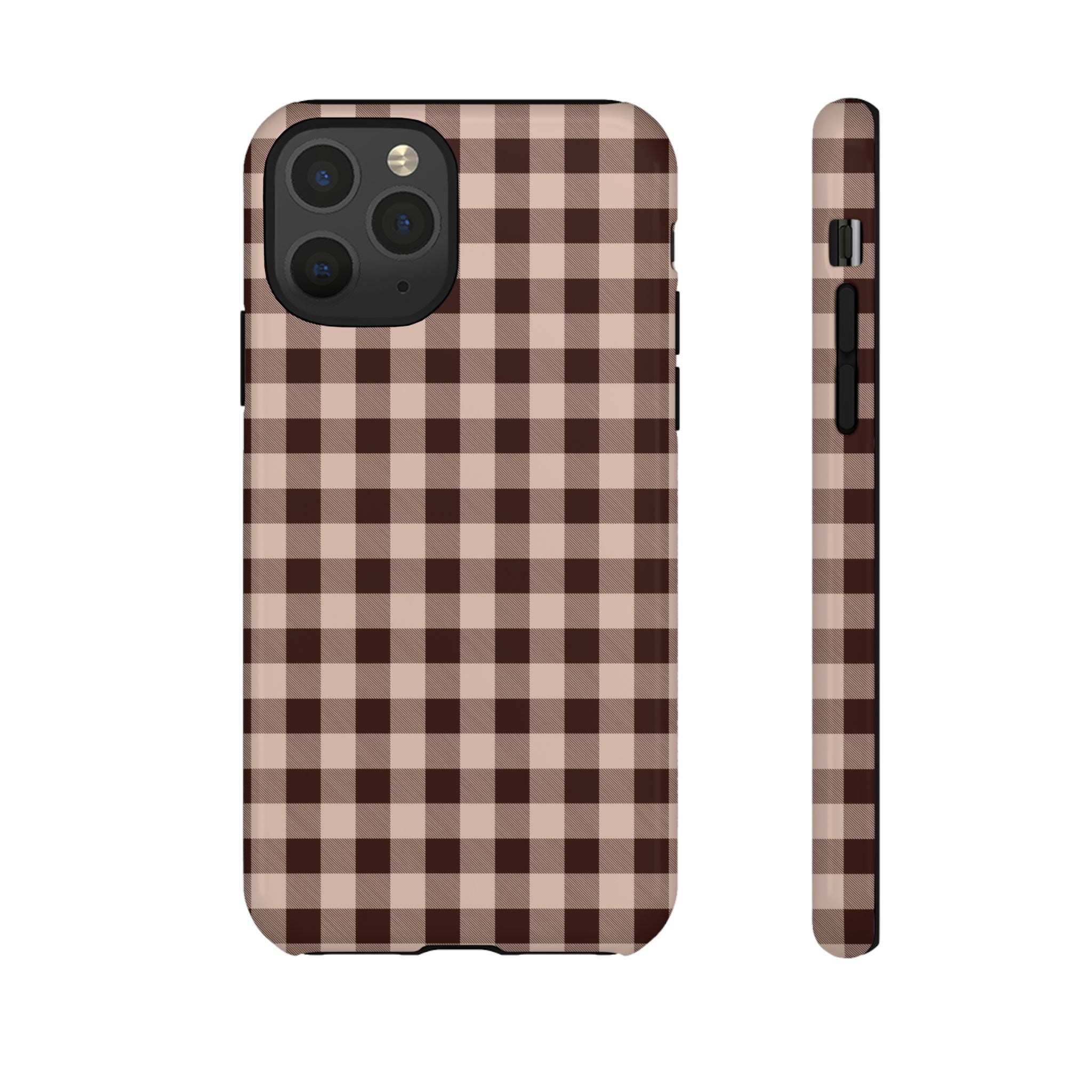 Latte Check Phone Case