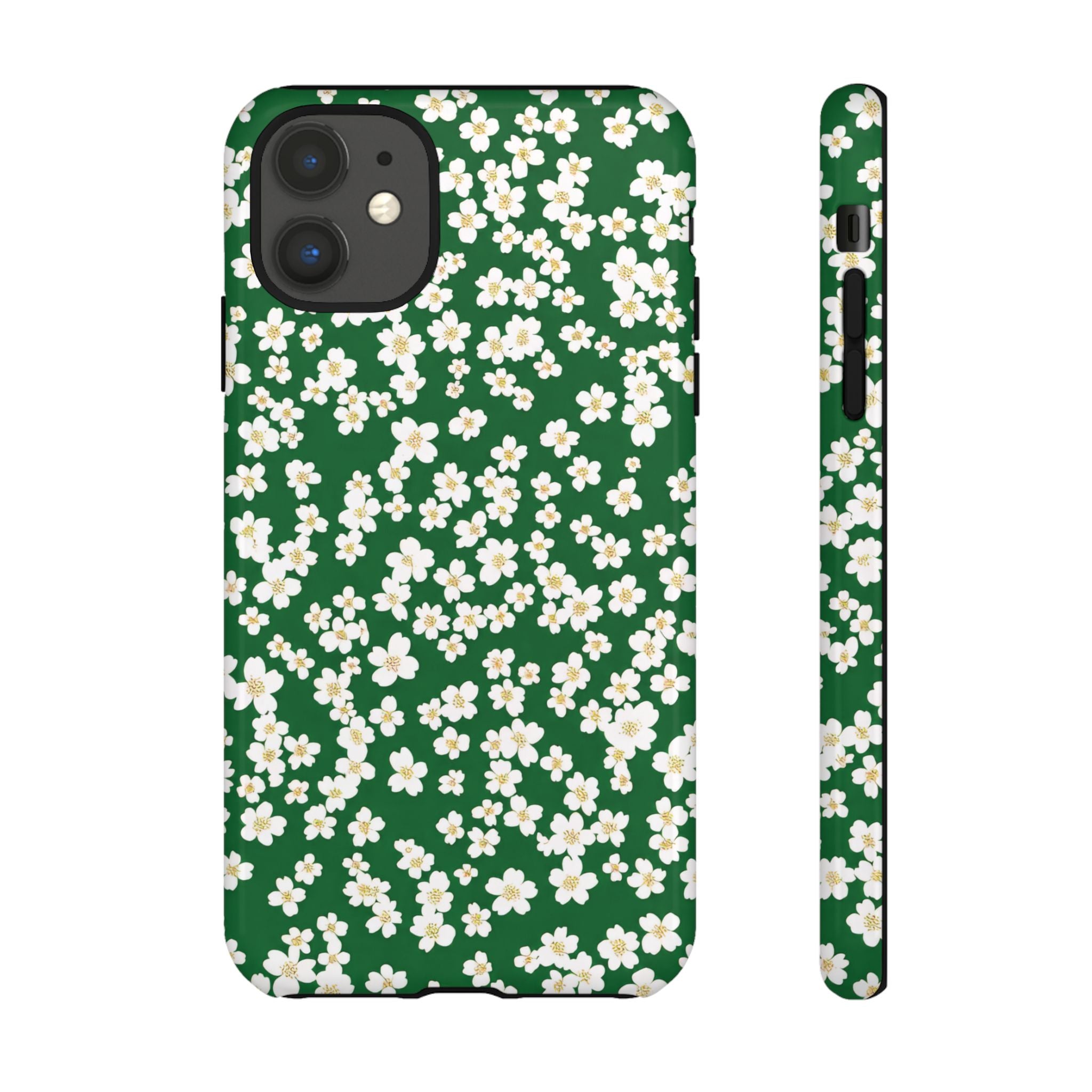 Emerald Bloom iPhone Case