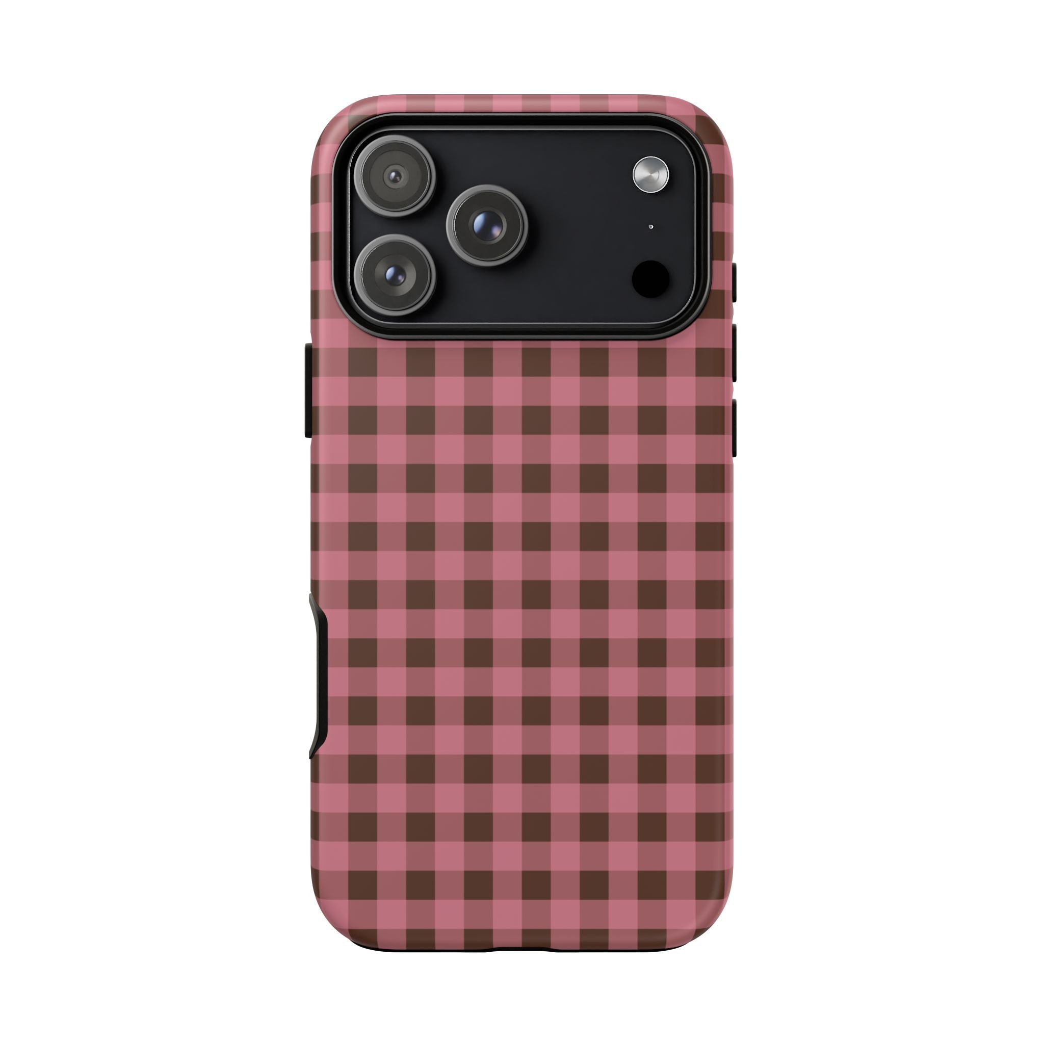 Rosy Gingham Phone Case