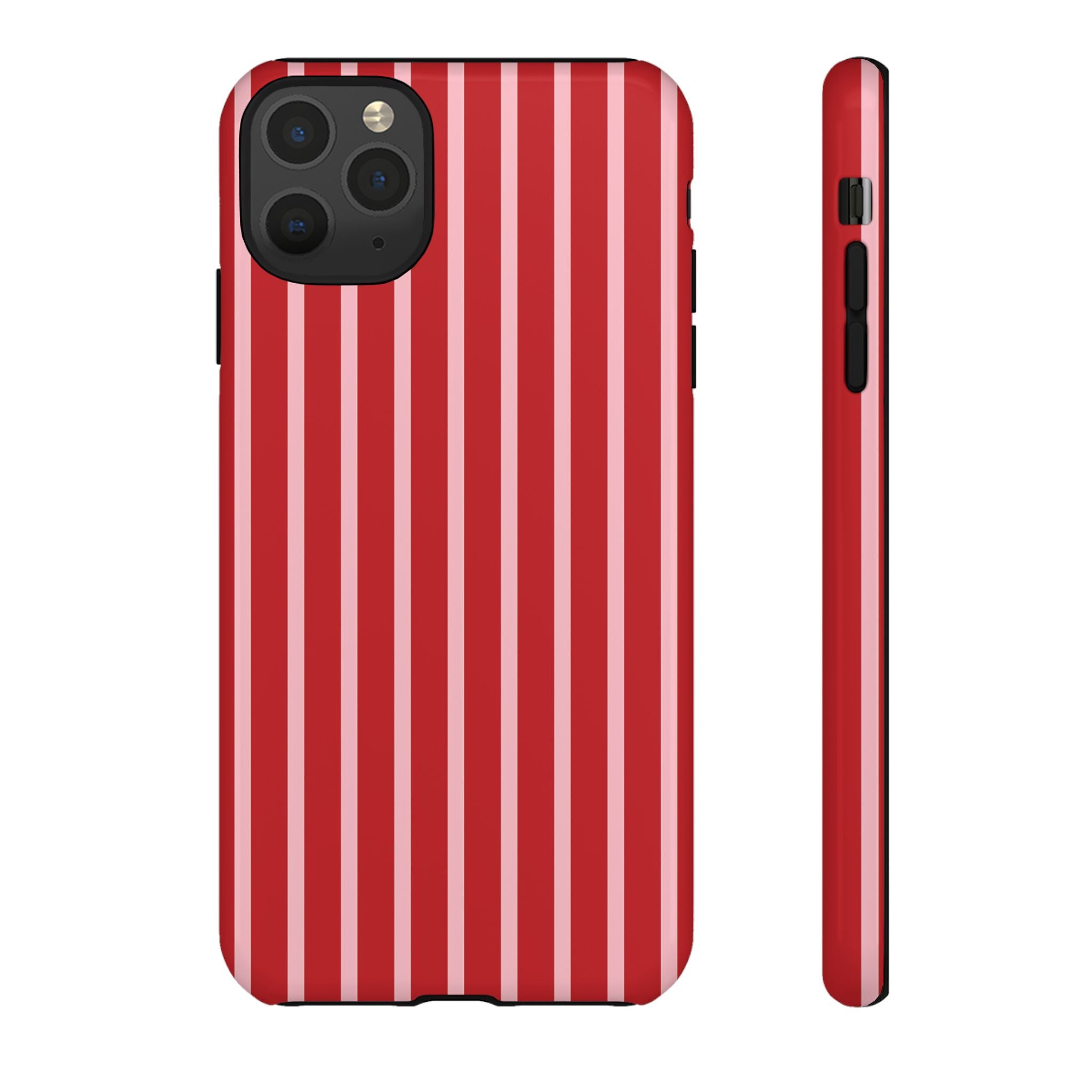 Raspberry Stripe | iPhone Case