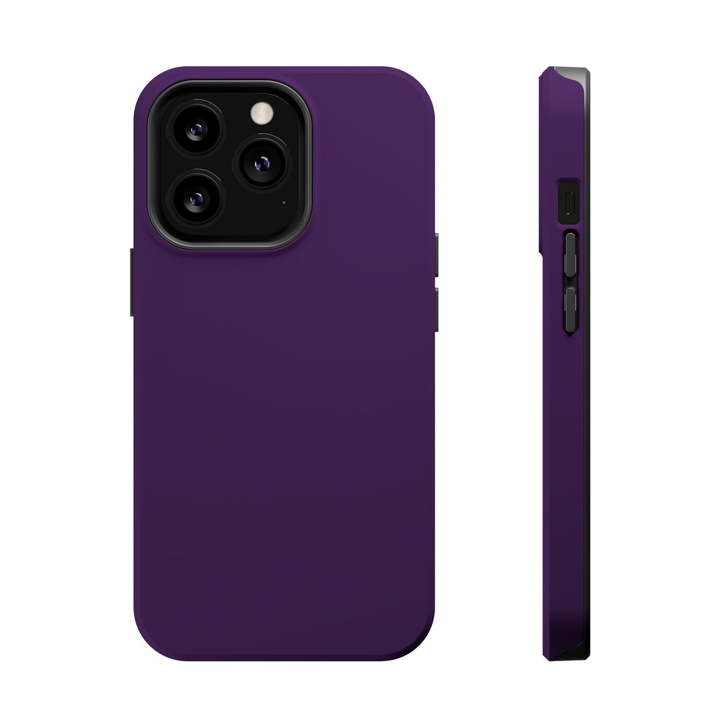 Midnight Plum | Satin Finish iPhone Case