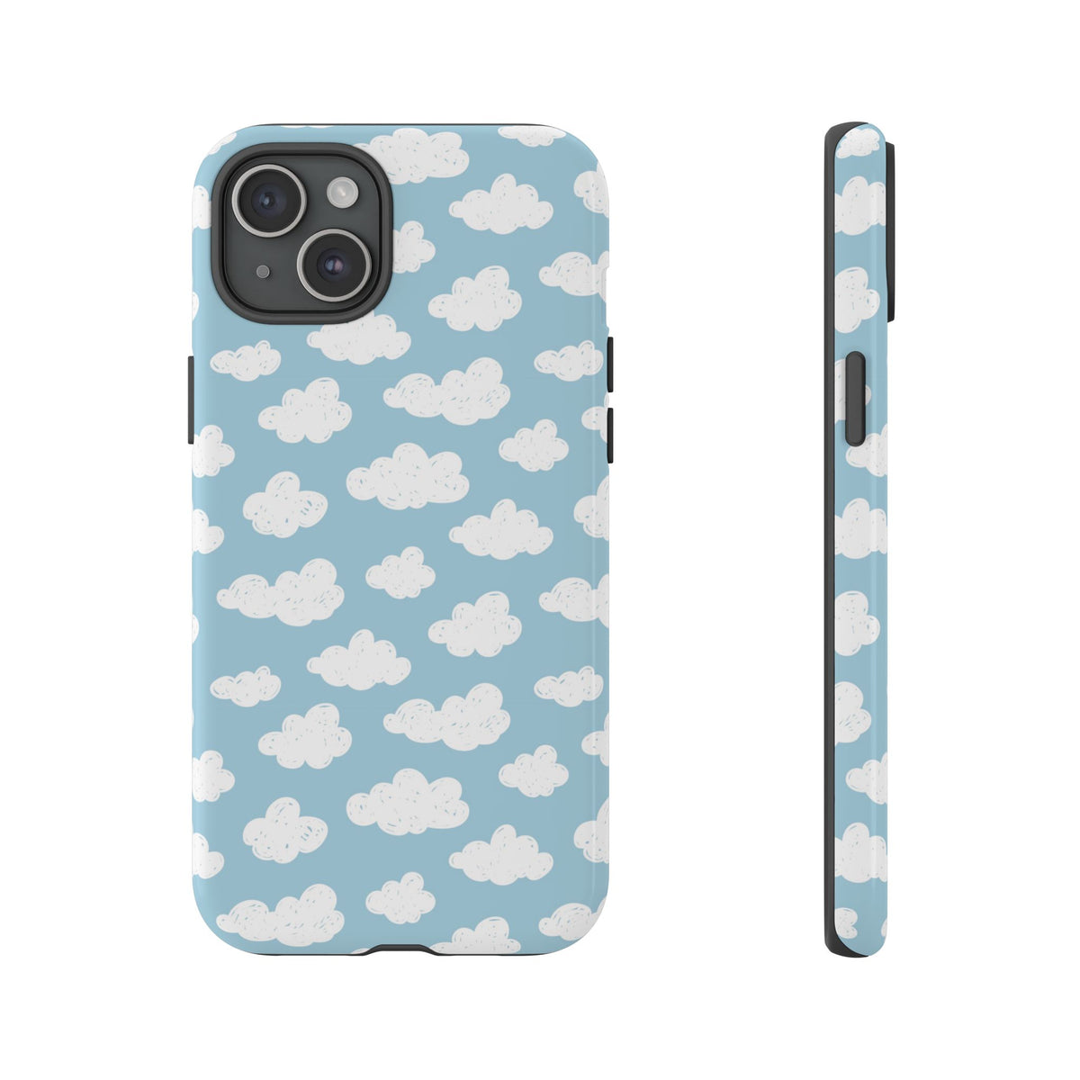 Cloud Nine | Blue Cloud Print iPhone Case