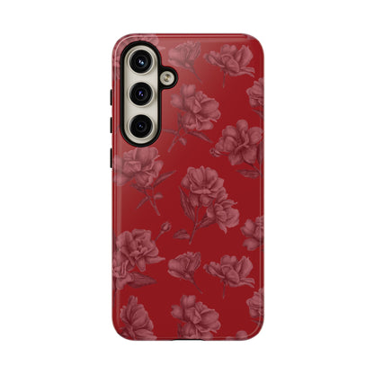 Roses Are Red | Red Floral Case