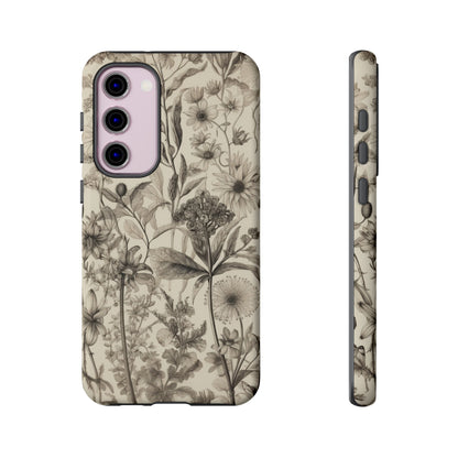 Vintage Wildflowers | Neutral Floral Case