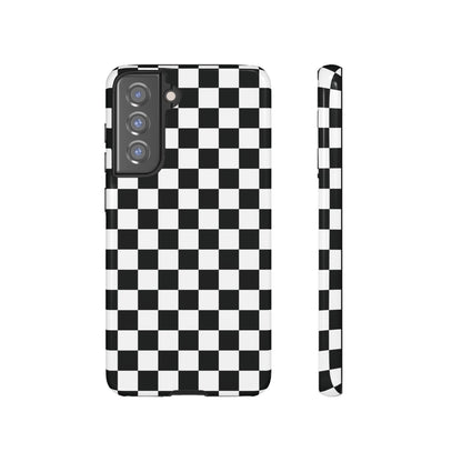 Funda para Galaxy con diseño de tablero de ajedrez | Chica patinadora