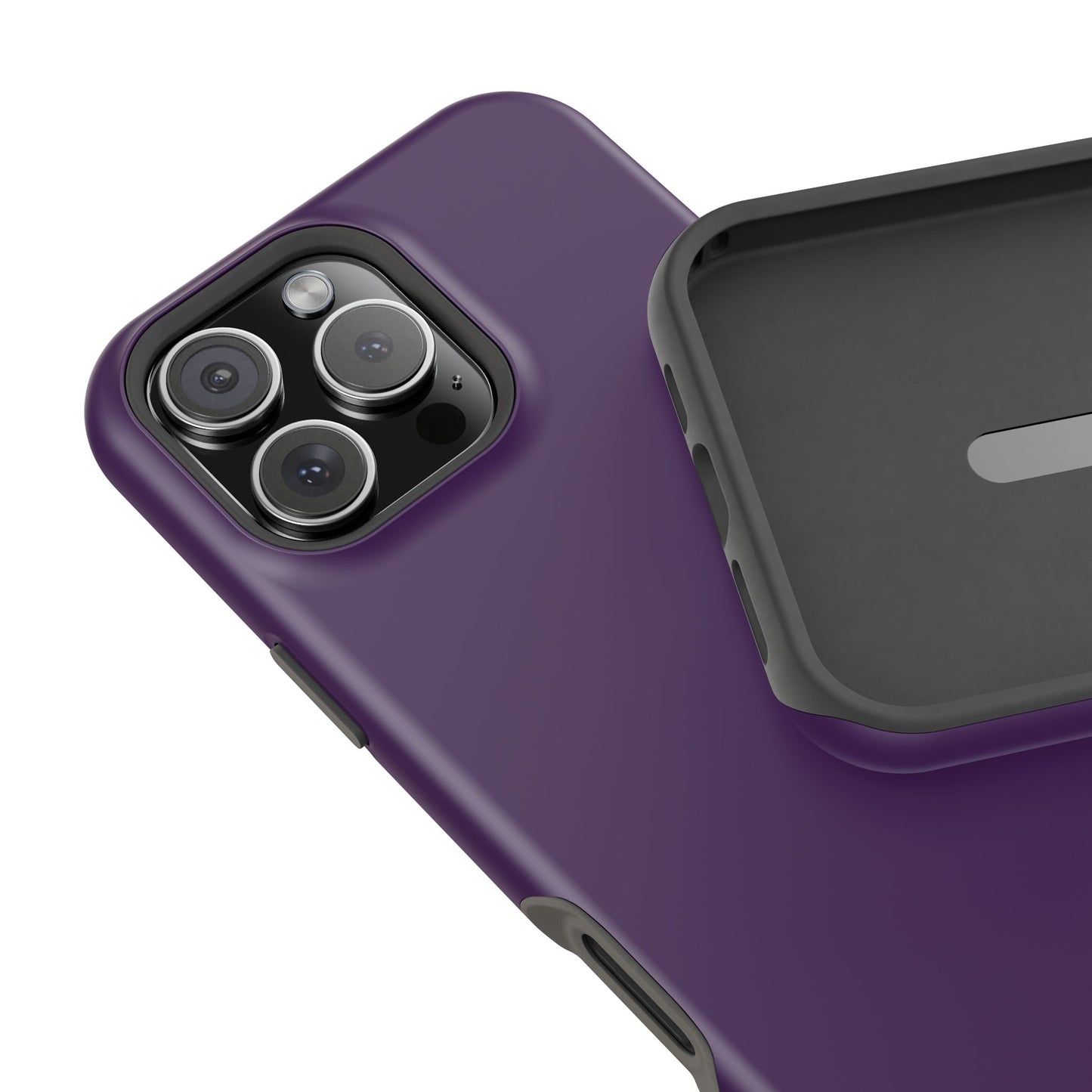 Midnight Plum | Satin Finish iPhone Case