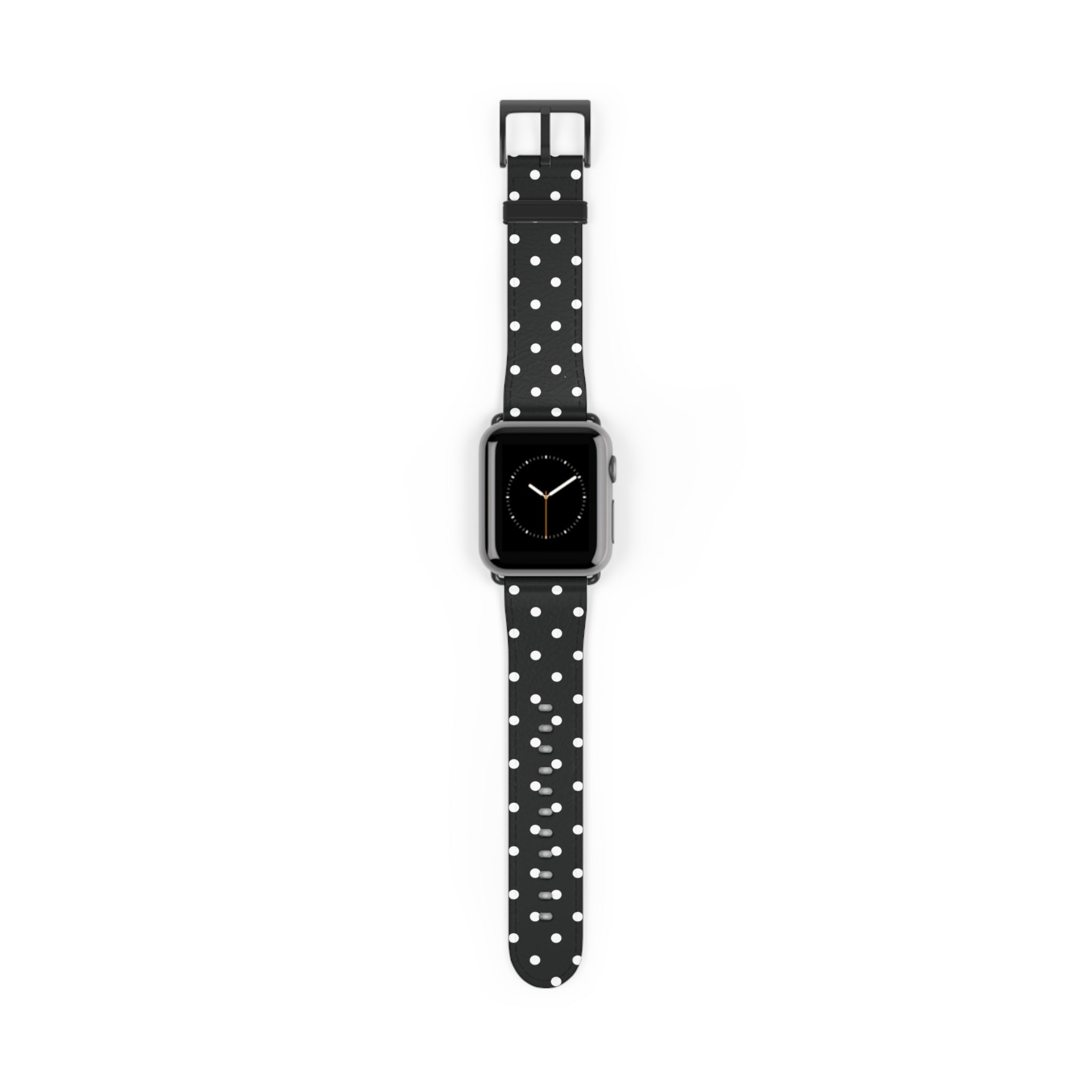 Black & White Polka Dot Apple Watch Band