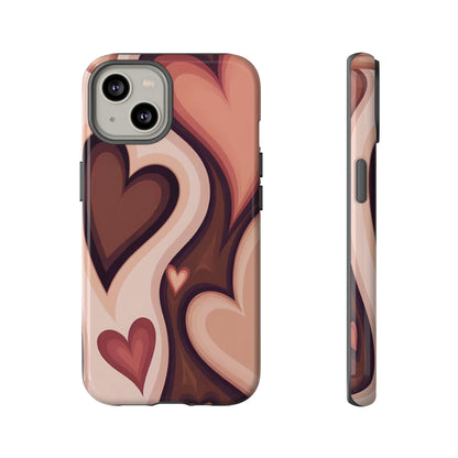 Groove Is in the Heart | Retro Hearts iPhone Case