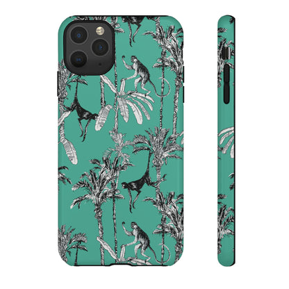 Monkey Business | Retro Tropical Palms Case