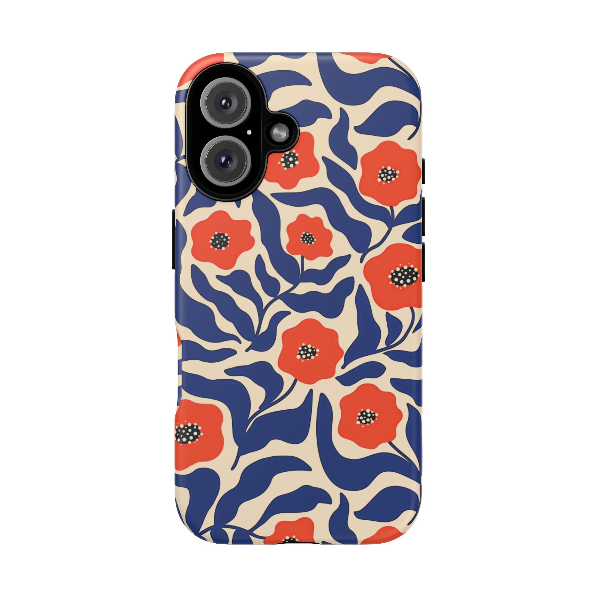 Indigo Poppy Phone Case