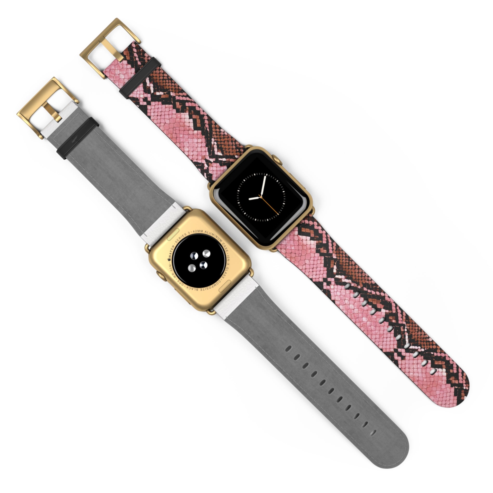 Pink SnakeApple Watch Band