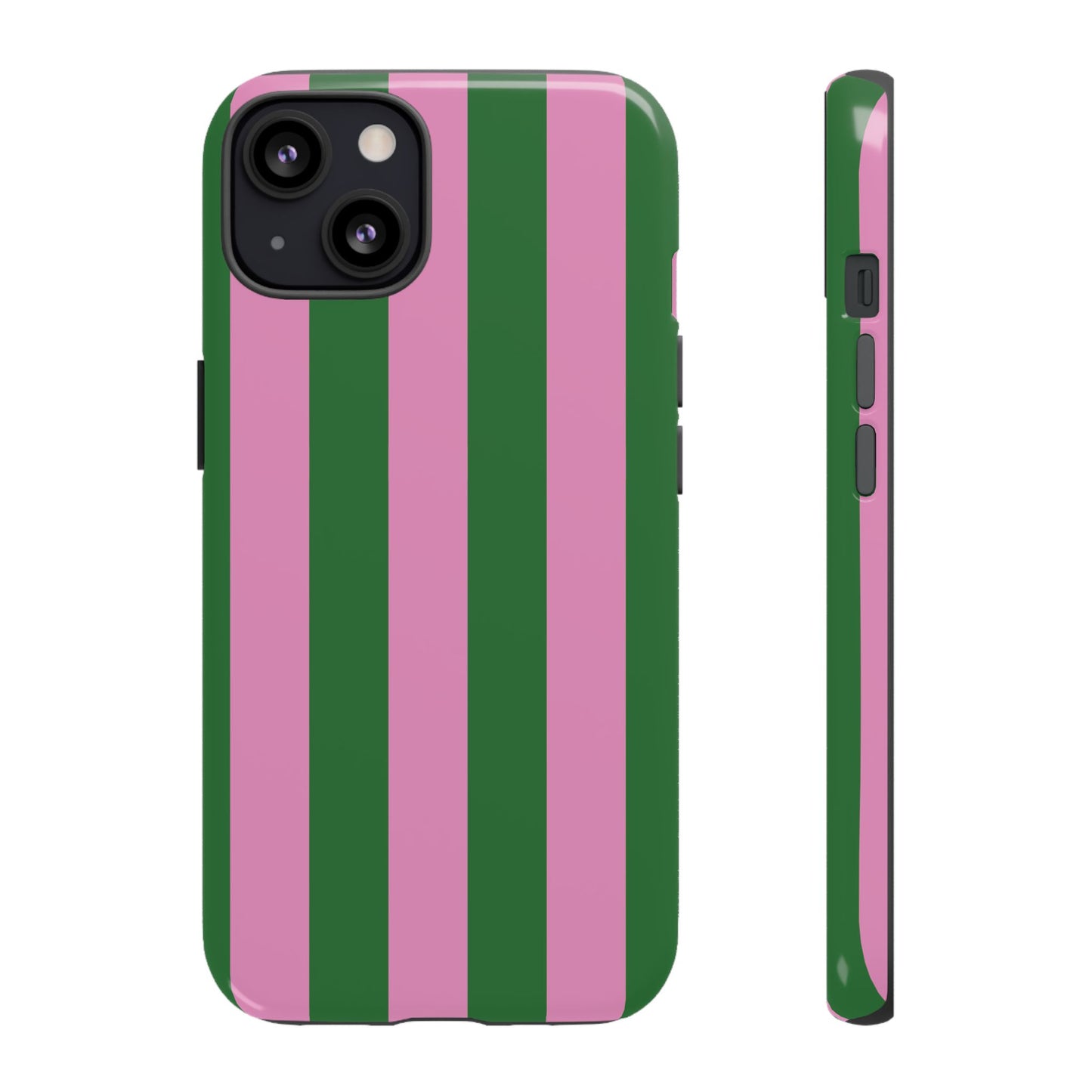 Retro Stripe | Pink & Green Y2K Case