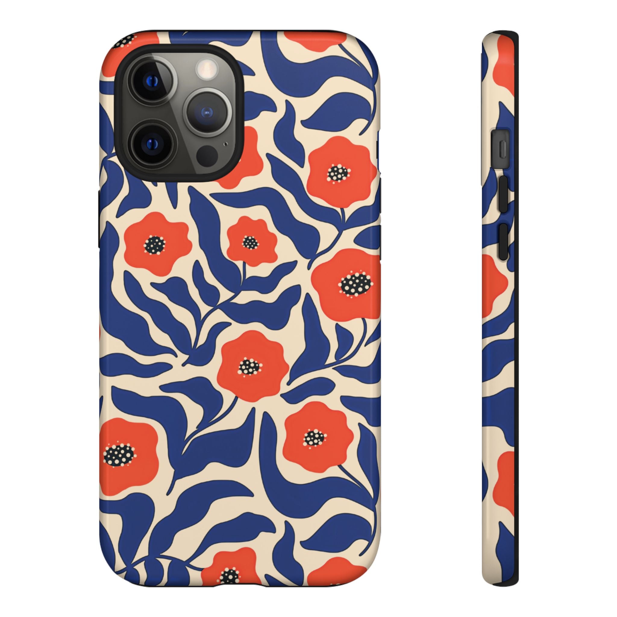 Indigo Poppy Phone Case