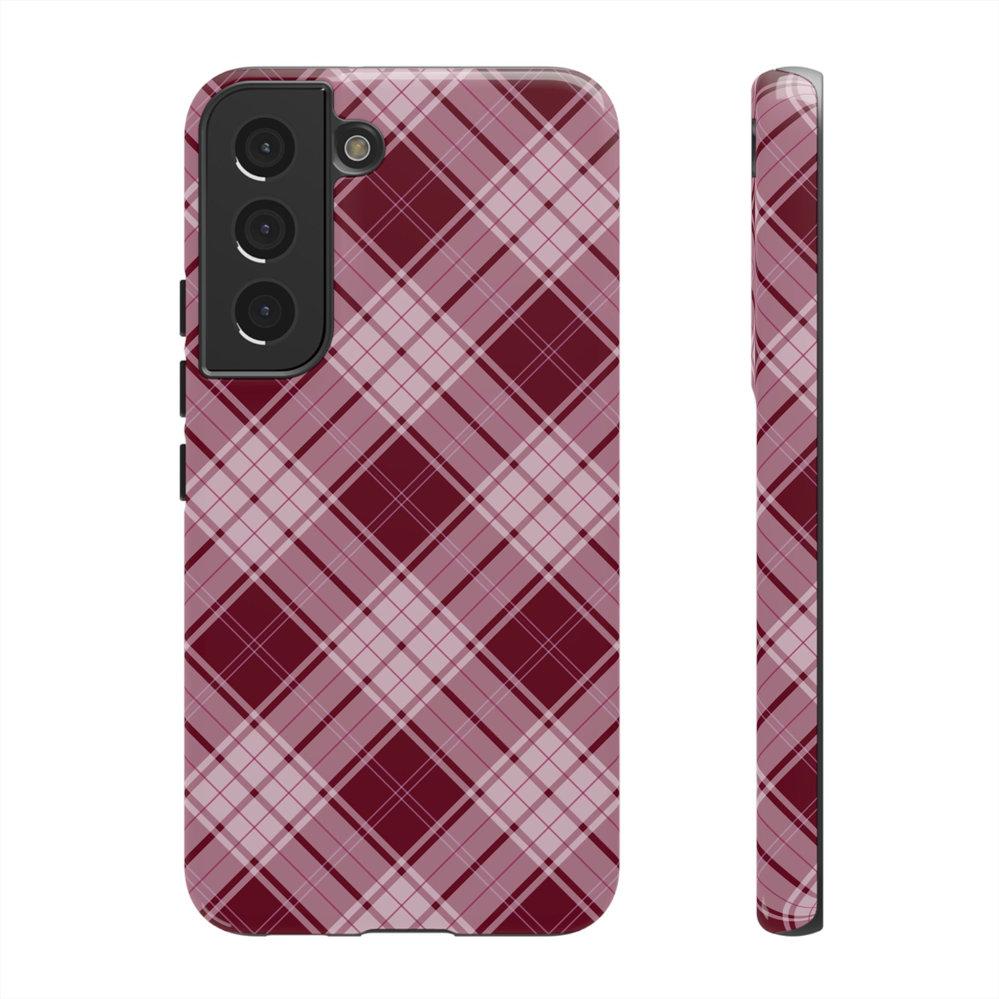 Berry Cute | Plaid Galaxy Case