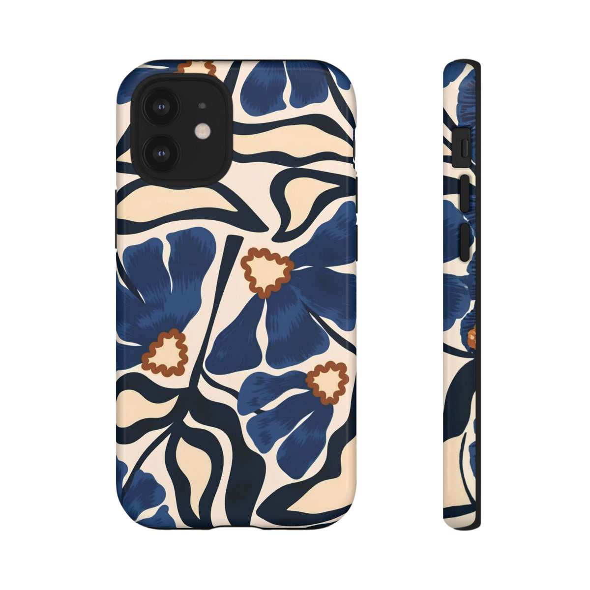 Blue Note | Painted Floral iPhone Case