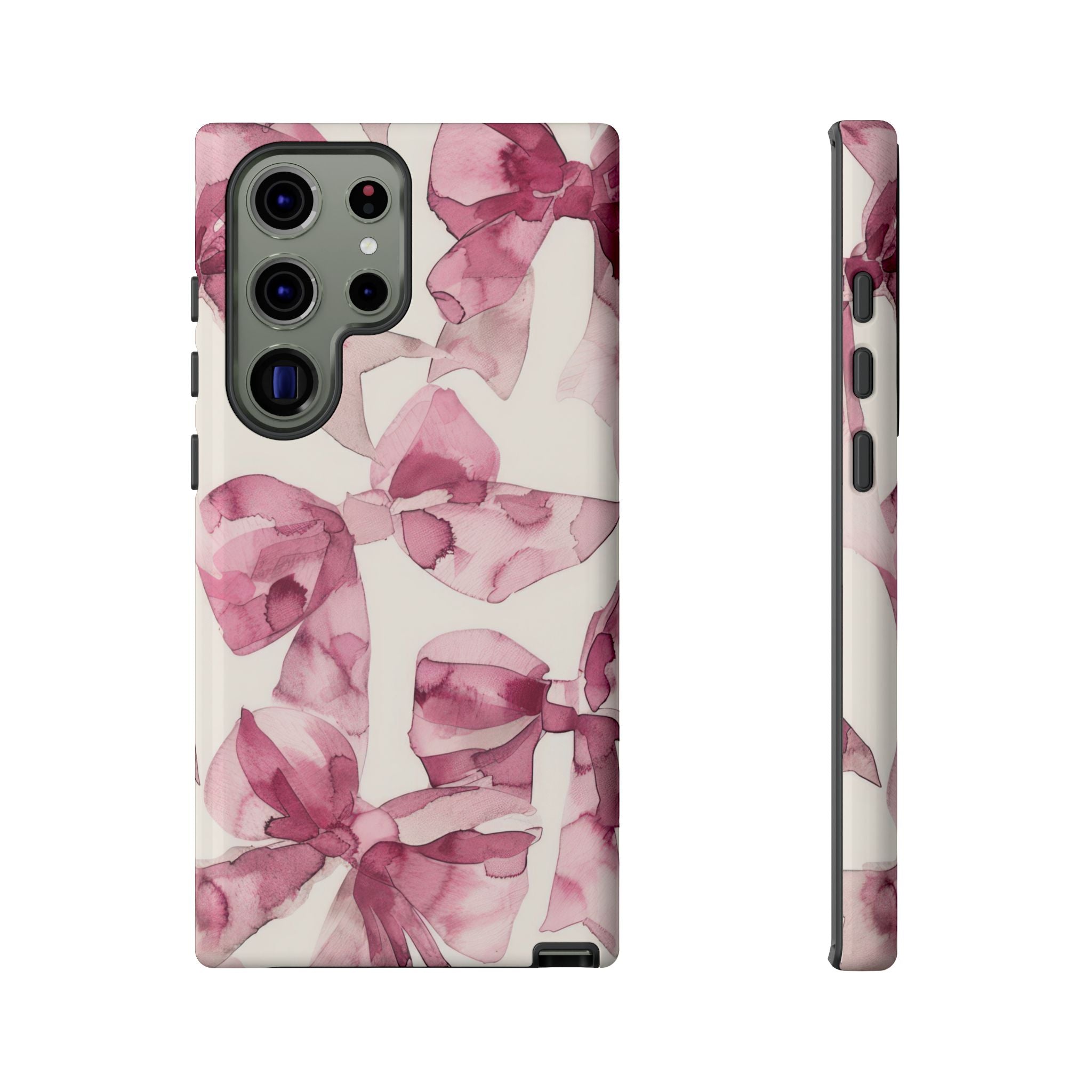 Whimsy Pink Bow Galaxy Case
