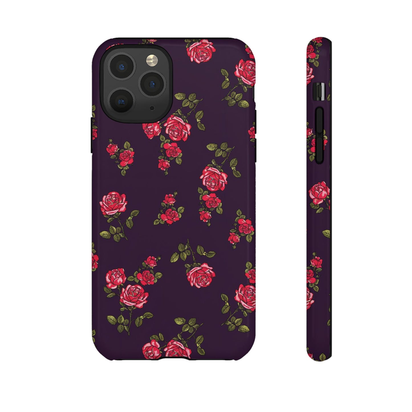 Enchanteur | Coque iPhone à motif floral indigo